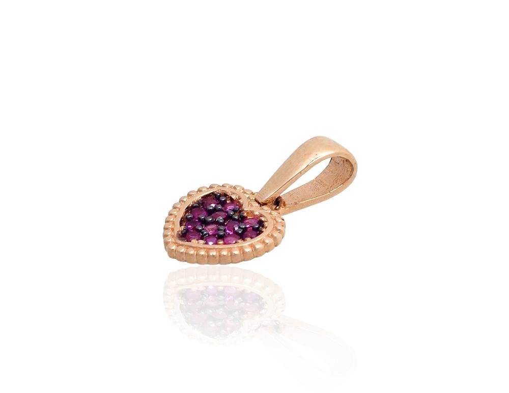 Gold pendant with Zirkons - Image 2