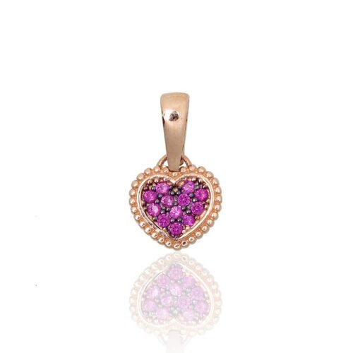 Gold pendant with Zirkons