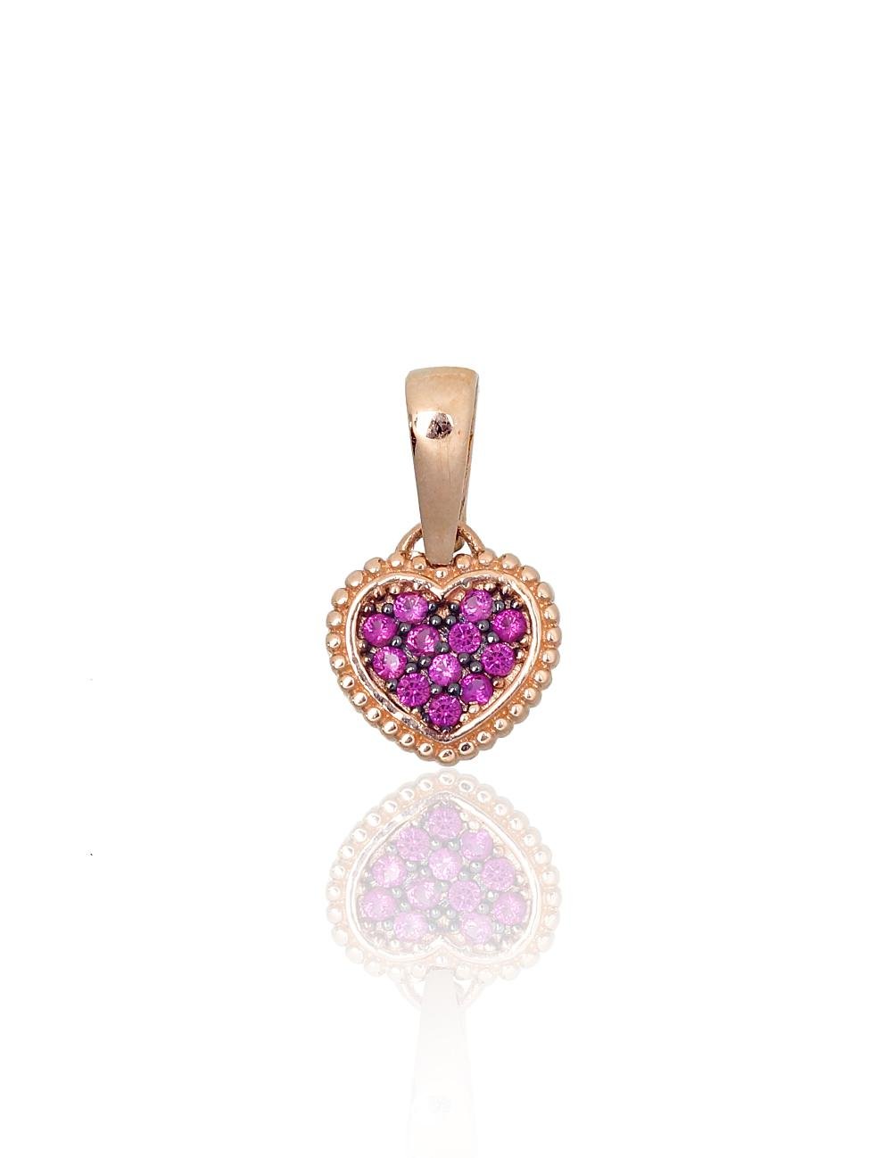 Gold pendant with Zirkons