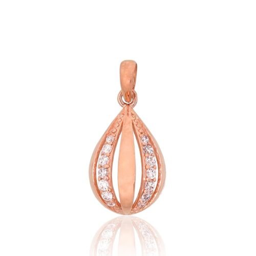 Gold pendant with Zirkons