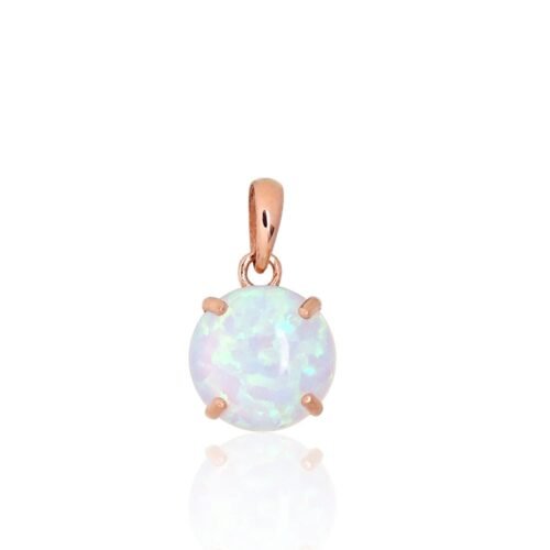 Gold pendant with Opalit