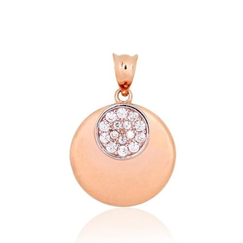 Gold pendant with Zirkons