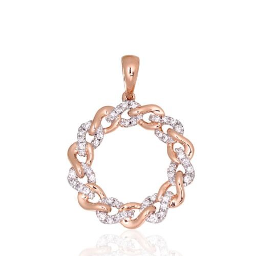 Gold pendant with Diamonds