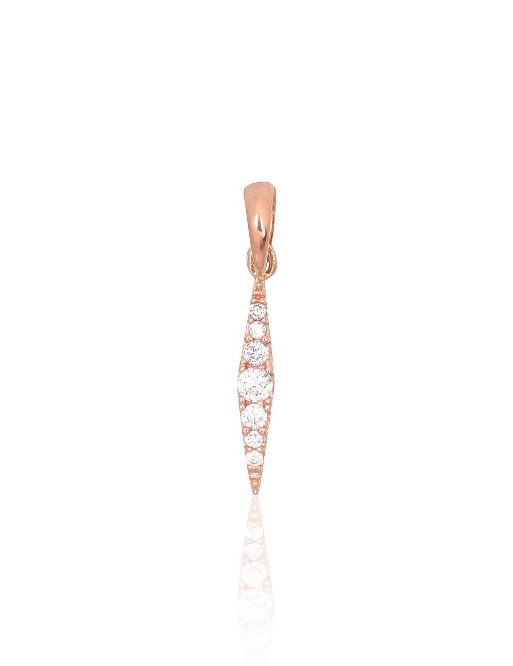 Gold pendant with Zirkons