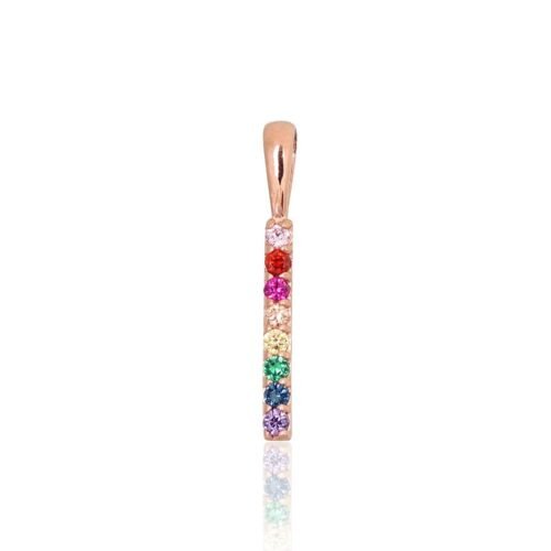 Gold pendant with Zirkons