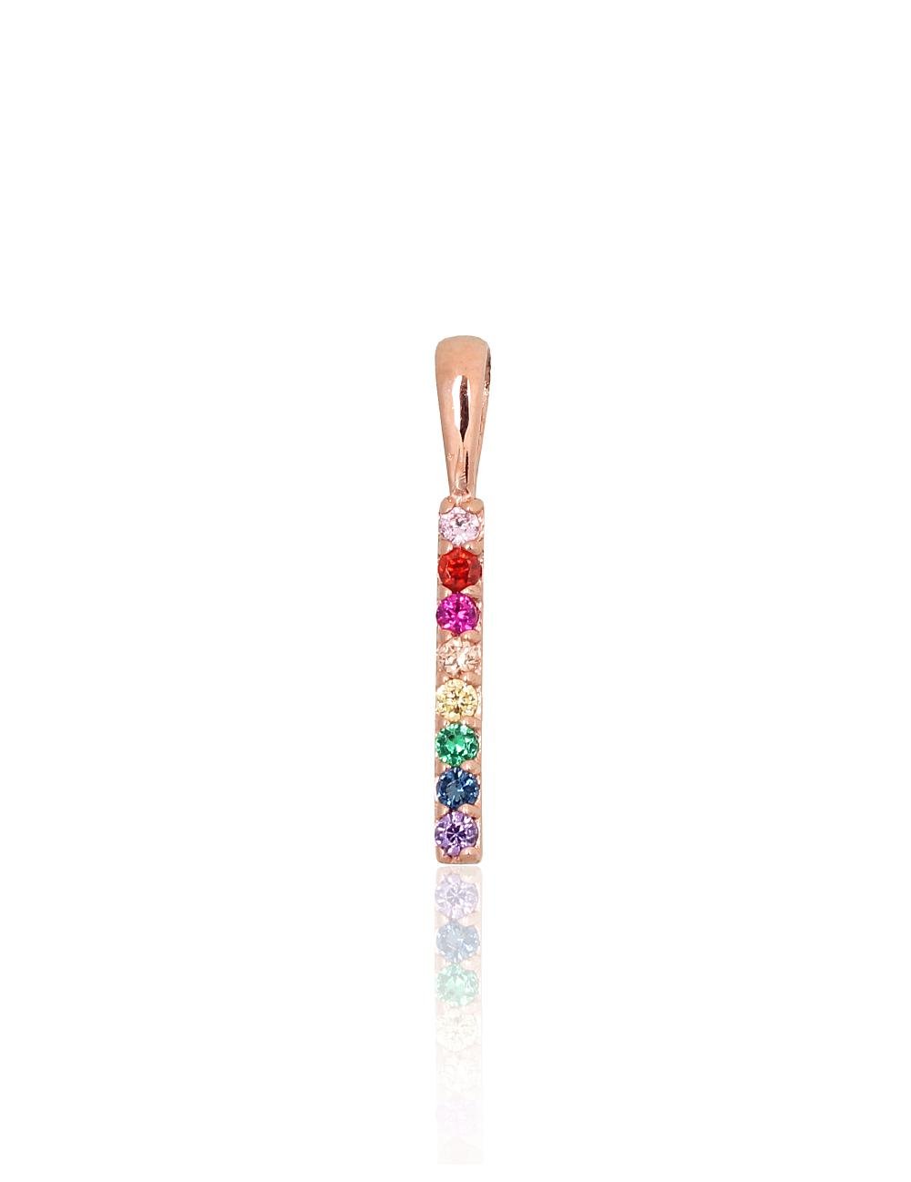 Gold pendant with Zirkons