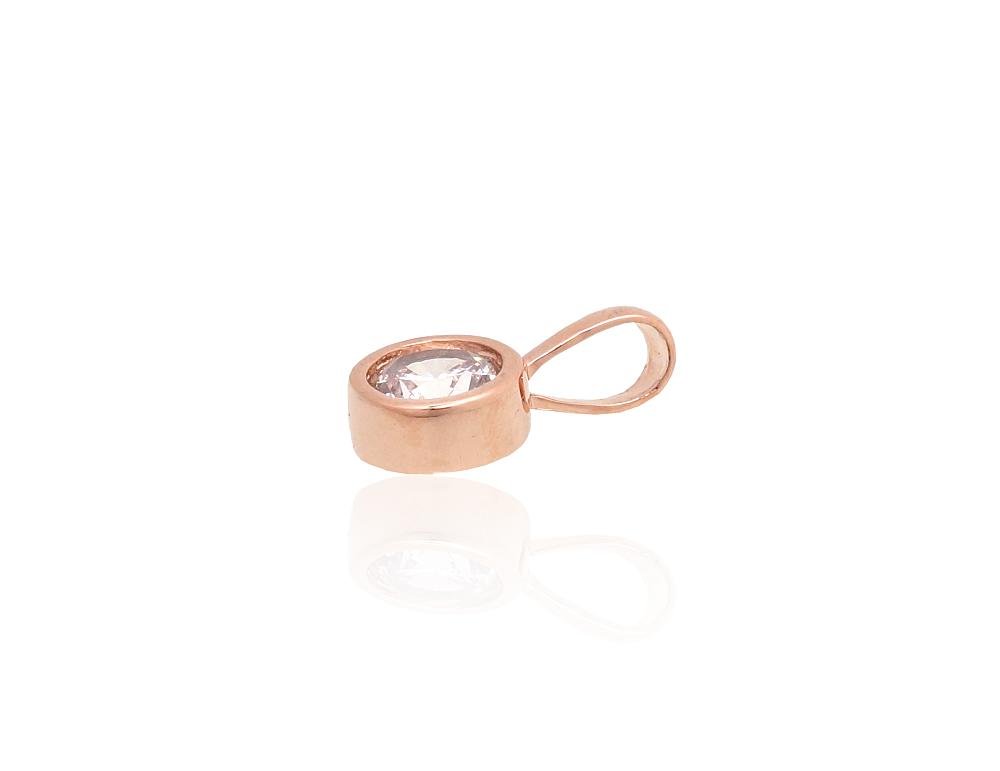 Gold pendant with Zirkons - Image 2