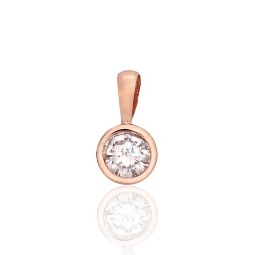 Gold pendant with Zirkons