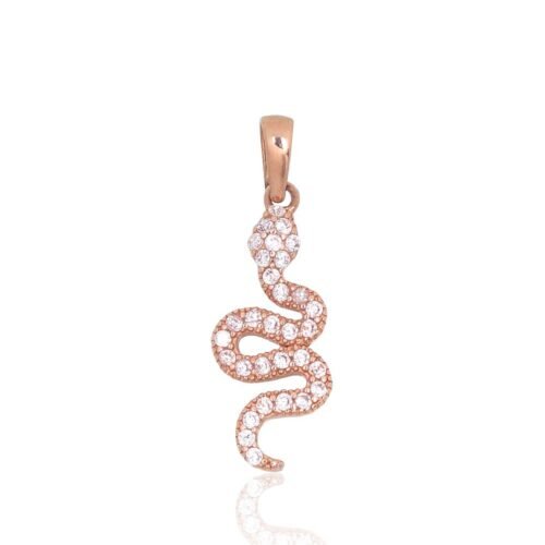 Gold pendant with Zirkons