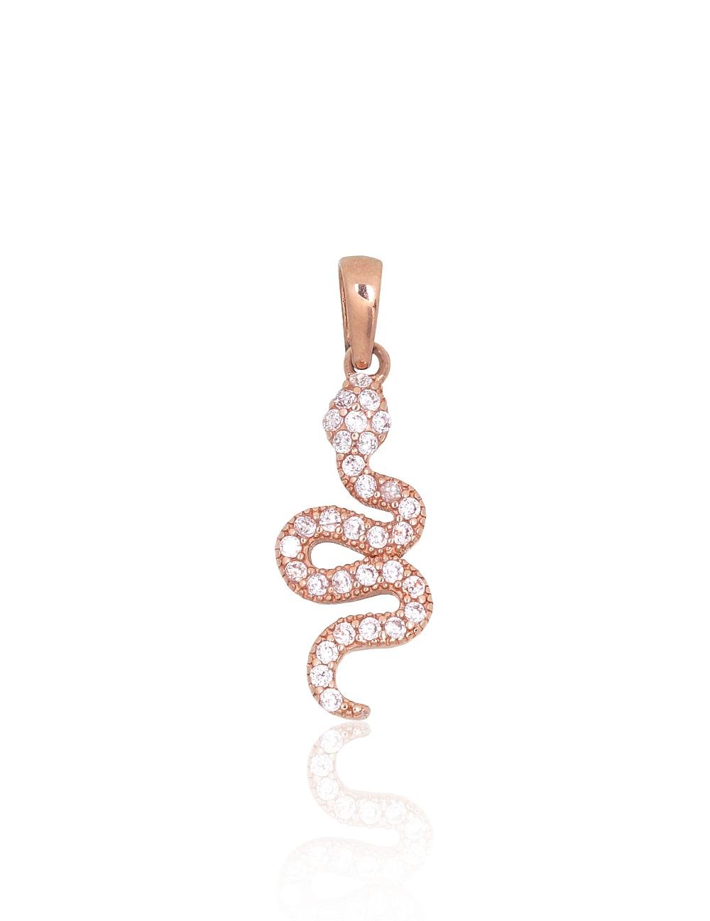 Gold pendant with Zirkons