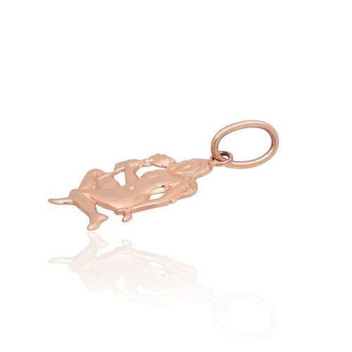 Alternative view of Gold pendant