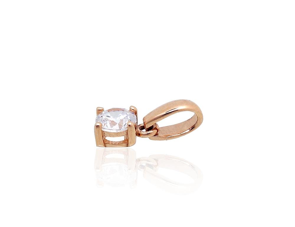 Gold pendant with Zirkons - Image 2