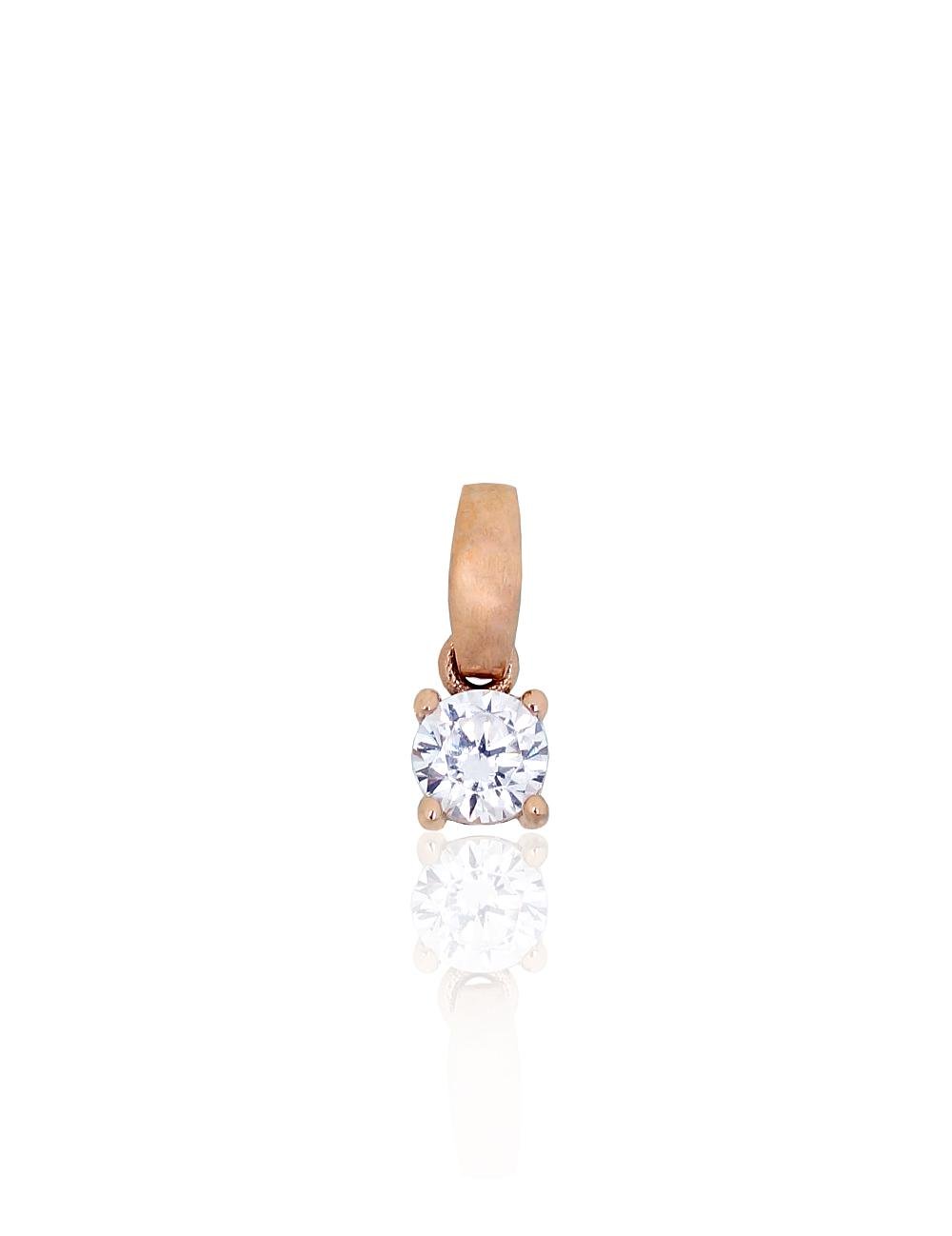 Gold pendant with Zirkons