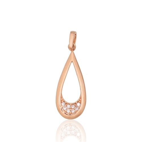 Gold pendant with Zirkons