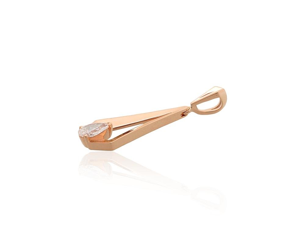 Gold pendant with Diamonds - Image 2
