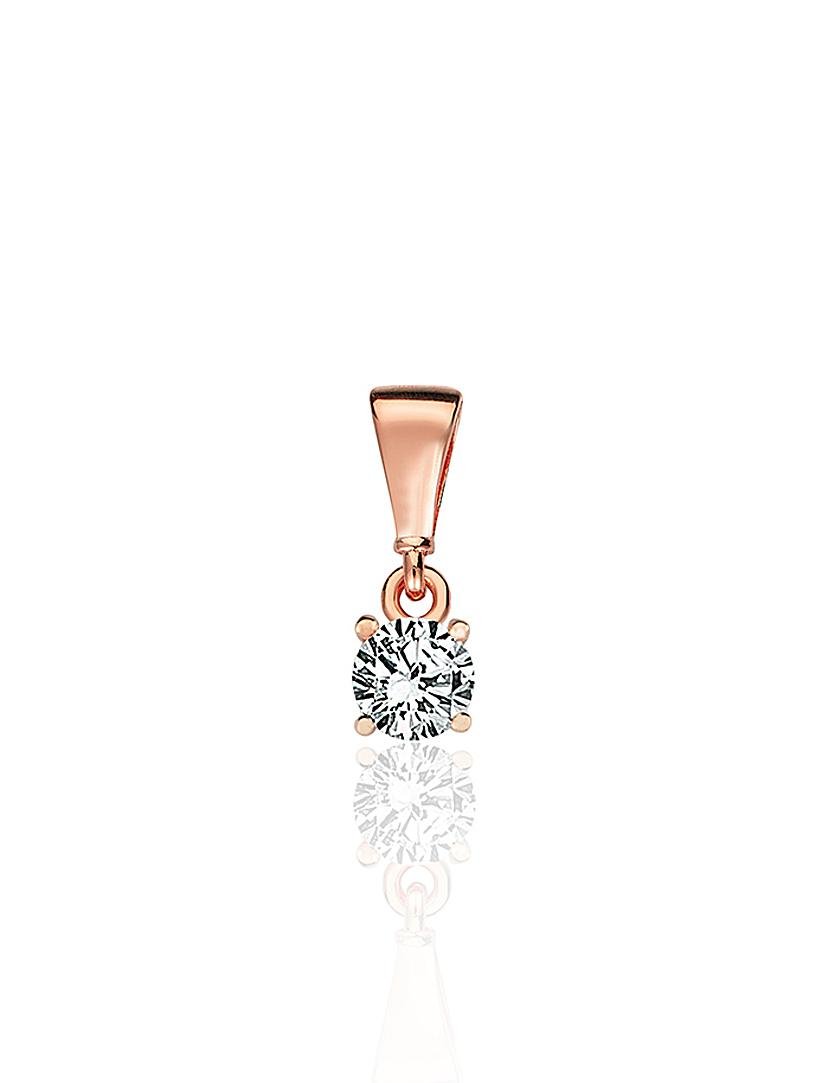 Gold pendant with Zirkons