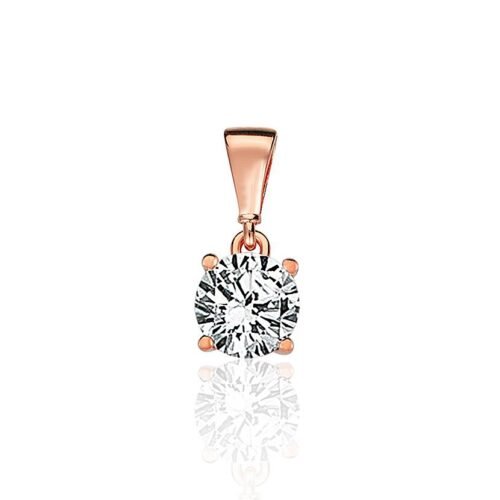 Gold pendant with Zirkons