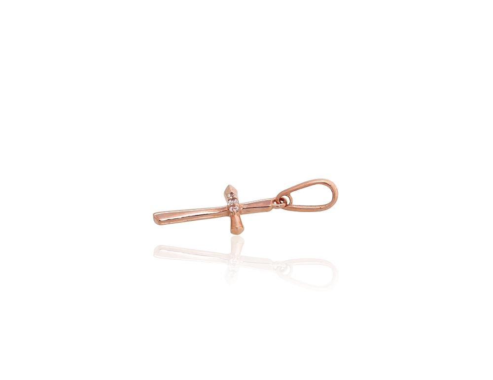 Gold pendant with Zirkons - Image 2