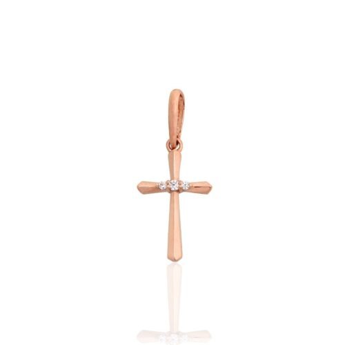 Gold pendant with Zirkons