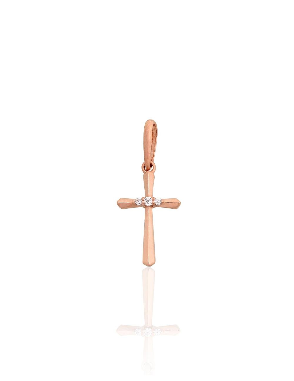 Gold pendant with Zirkons