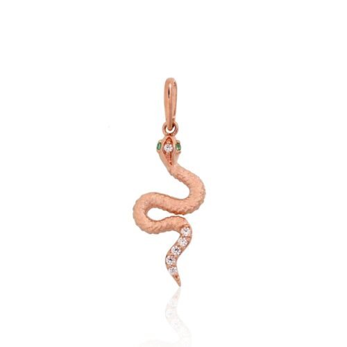 Gold pendant with Zirkons
