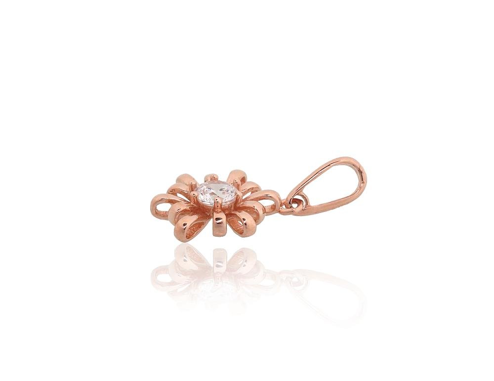 Gold pendant with Zirkons - Image 2