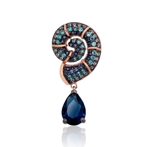 Gold pendant with Zirkons