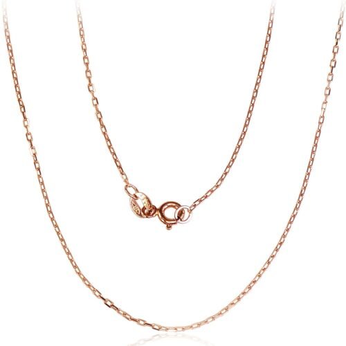 Gold chain Anchor 1.2 mm , diamond cut