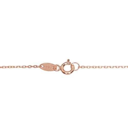 Alternative view of Gold necklace with Zirkons