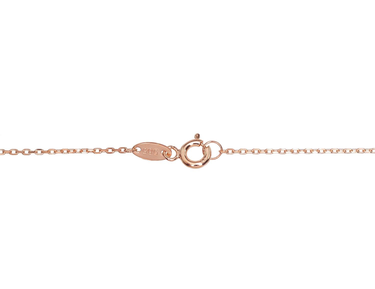 Gold necklace with Zirkons - Image 2