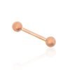 585 gold tongue piercing barbell
