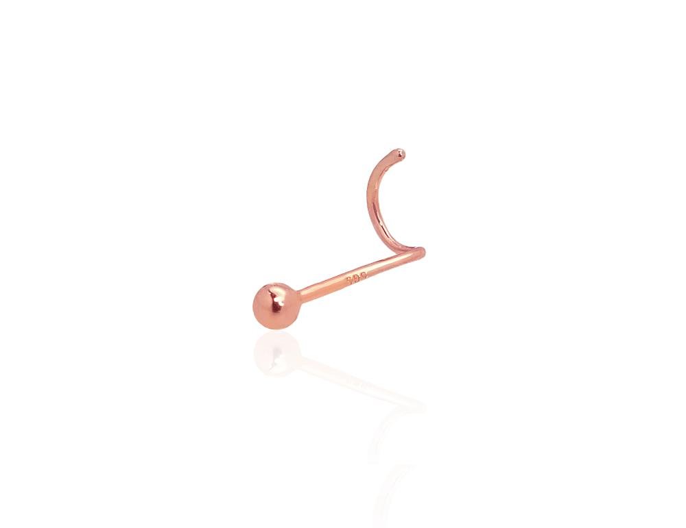 Gold piercing for nose