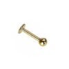585 gold lip piercing jewelry labret stud minimal design