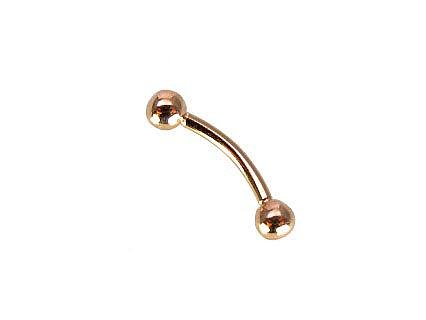Gold piercing for brow - Image 2