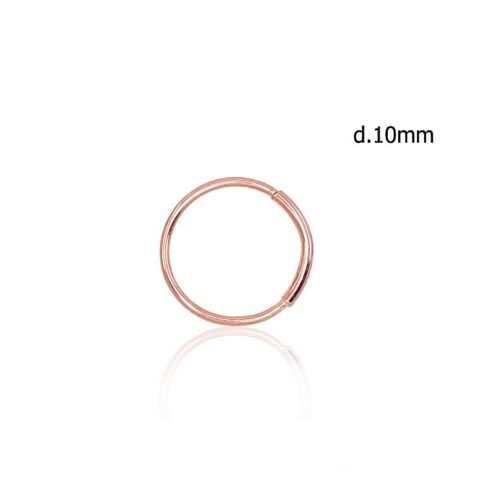 Gold piercing for nose