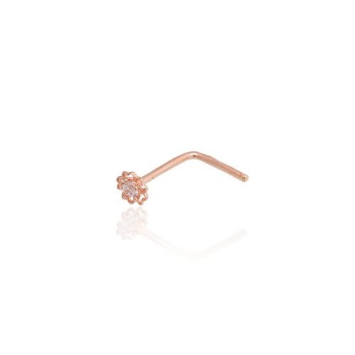 Gold piercing with Zirkons