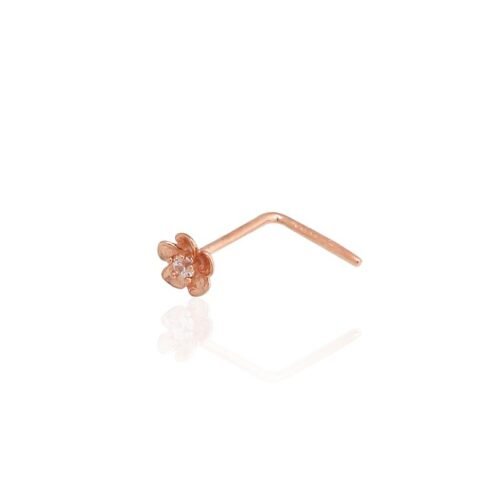 Gold piercing with Zirkons