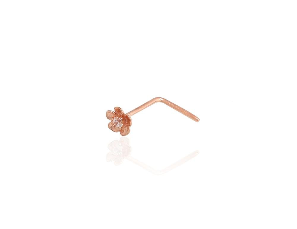 Gold piercing with Zirkons