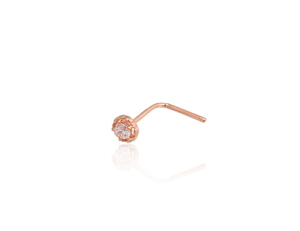 Gold piercing with Zirkons