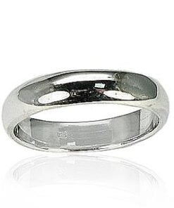 Silver wedding ring