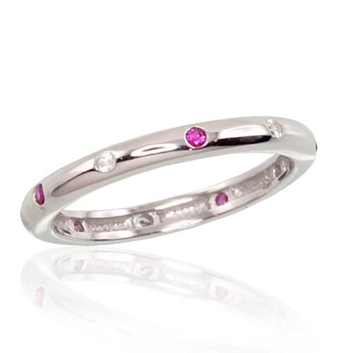 Silver ring with Zirkons