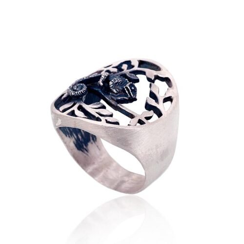 Alternative view of Silver ring