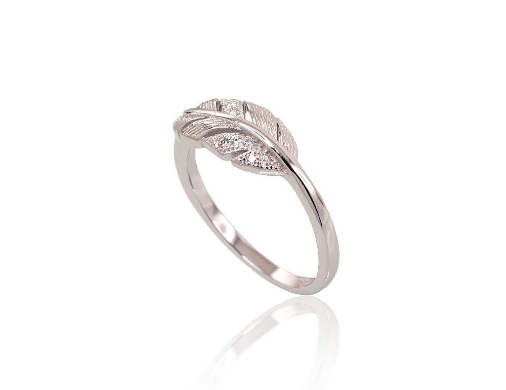 Silver ring with Zirkons - Image 2