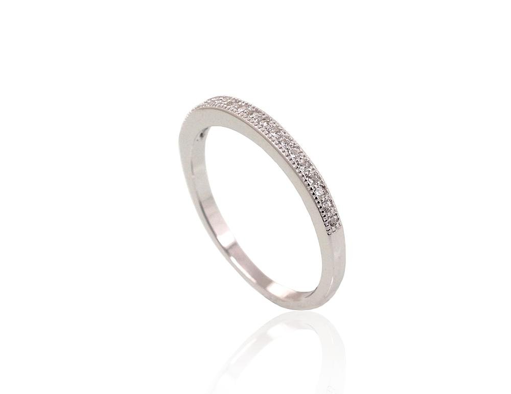 Silver ring with Zirkons - Image 2