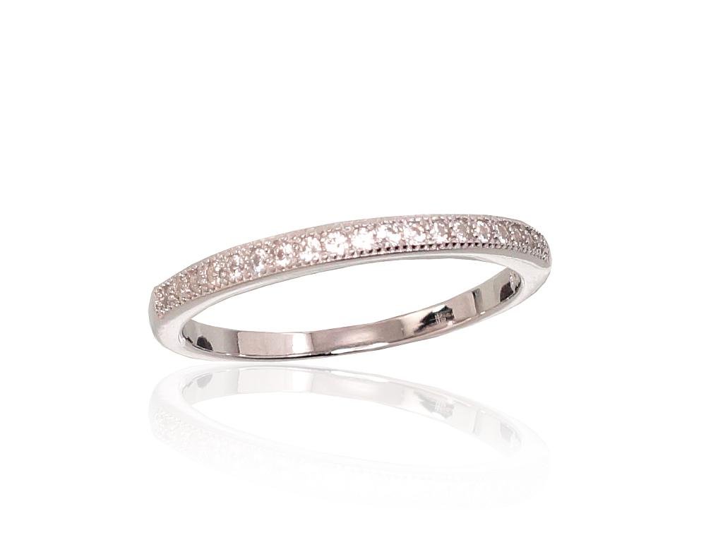 Silver ring with Zirkons