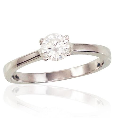 Silver ring with Zirkons