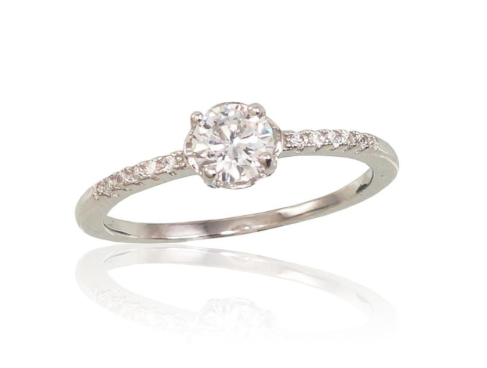 Silver ring with Zirkons