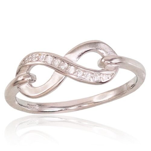 Silver ring with Zirkons