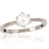 Silver ring with Zirkons