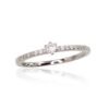 Silver ring with Zirkons